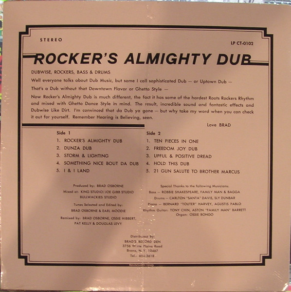 Various - Rockers Almighty Dub | Clocktower Records (LPCT 0102) - 2 Various - Rockers Almighty Dub | Clocktower Records (LPCT 0102) - 2
