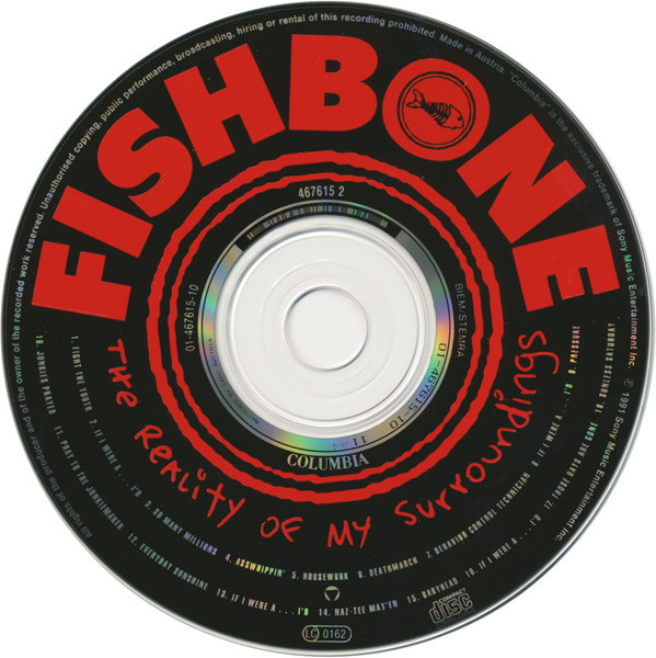 Fishbone - The Reality Of My Surroundings | Columbia (467615 2) - 3
