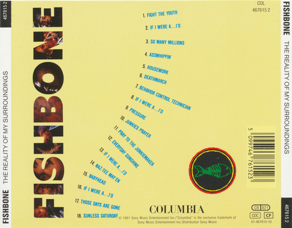 Fishbone - The Reality Of My Surroundings | Columbia (467615 2) - 2