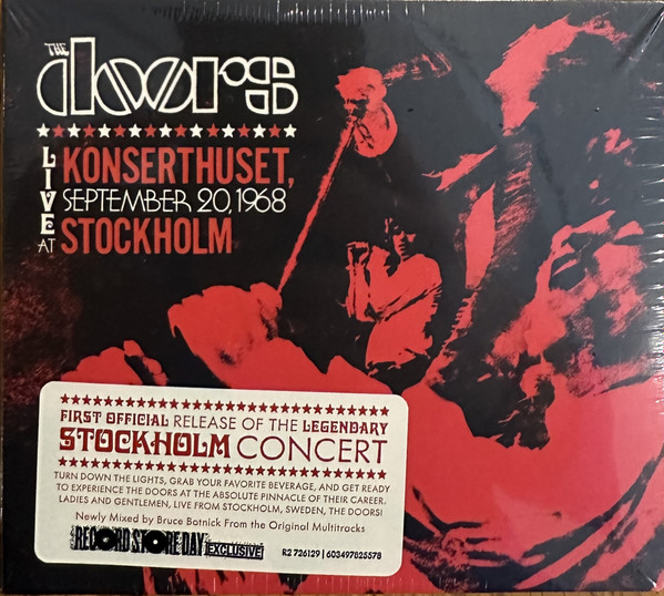 The Doors - Live At Konserthuset, Stockholm September 20, 1968 | Elektra (603497825578)