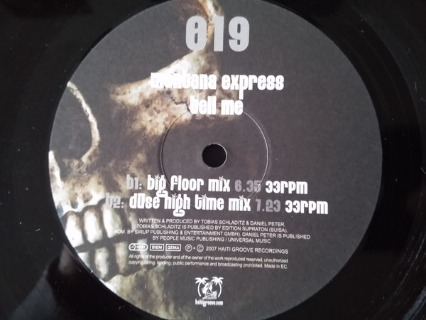Montana Express - Tell Me | Haiti Groove Recordings (HGR019) - 3