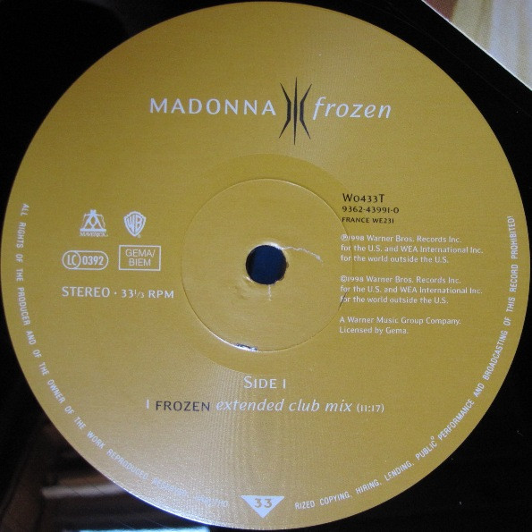 Madonna - Frozen | Maverick (W0433T) - 4