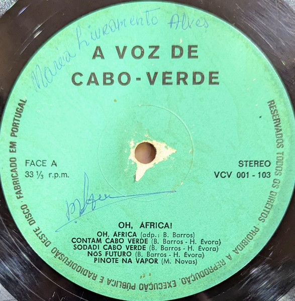 Nhô Balta , Black Power - Oh, África! | A Voz De Cabo-Verde (V.C.V. 001-103) - 4