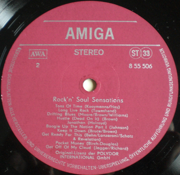 Various - Rock'N' Soul Sensations | AMIGA (8 55 506) - 2 Various - Rock'N' Soul Sensations | AMIGA (8 55 506) - 2