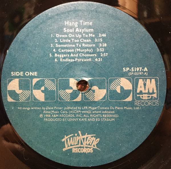 Soul Asylum - Hang Time | A&M Records (SP5197) - 3 Soul Asylum - Hang Time | A&M Records (SP5197) - 3