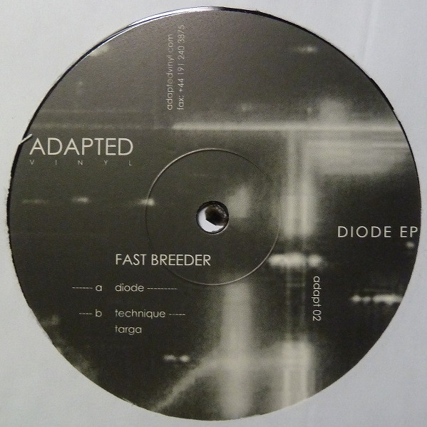 Fast Breeder - Diode EP | Adapted Vinyl (adapt 02) - main