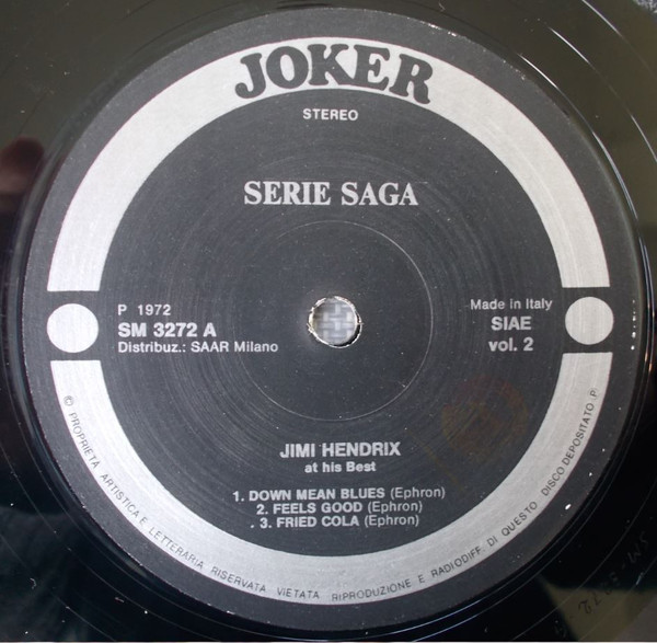 Jimi Hendrix - Jimi Hendrix At His Best (Volume 2) | Joker (SM 3272) - 2 Jimi Hendrix - Jimi Hendrix At His Best (Volume 2) | Joker (SM 3272) - 2