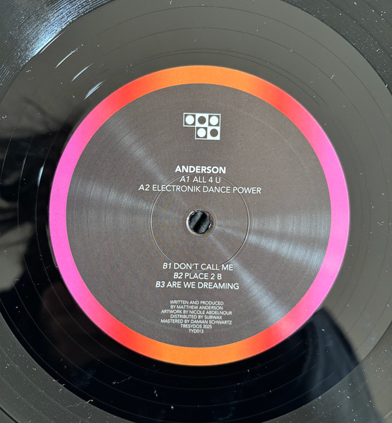 Anderson - All 4 U EP | Tresydos (TYD013) - 3