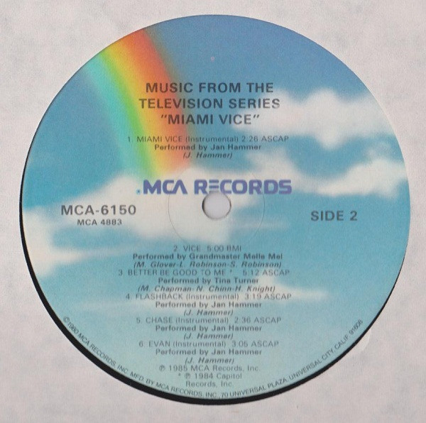 Various - Miami Vice (Music From The Television Series) | MCA Records (MCA-6150) - 4 Various - Miami Vice (Music From The Television Series) | MCA Records (MCA-6150) - 4