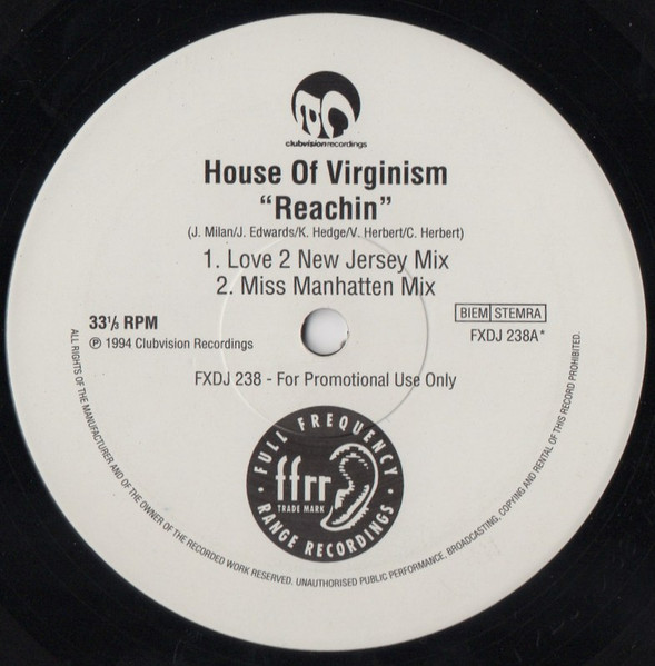House Of Virginism - Reachin | FFRR (FXDJ 238) - 2 House Of Virginism - Reachin | FFRR (FXDJ 238) - 2
