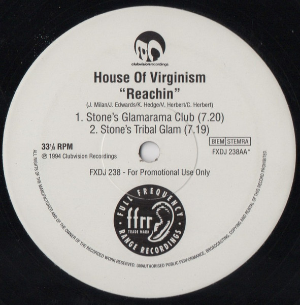 House Of Virginism - Reachin | FFRR (FXDJ 238) - 3 House Of Virginism - Reachin | FFRR (FXDJ 238) - 3