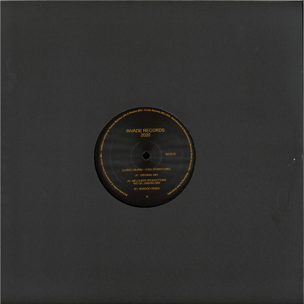 Ilario Liburni - I Feel Everything | Invade Records (INV018) - 2 Ilario Liburni - I Feel Everything | Invade Records (INV018) - 2