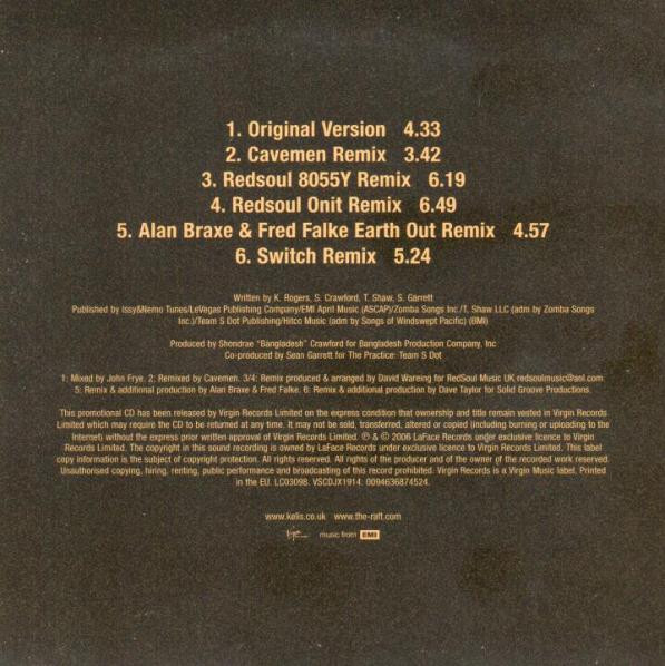 Kelis Featuring Too Short - Bossy (Remixes) | Virgin (VSCDJX1914) - 2