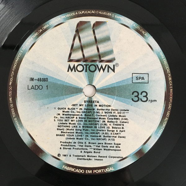Syreeta - Set My Love In Motion | Motown (IM-46.060)
