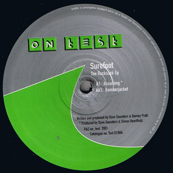 Surefoot - The Rucksack EP | On Test (Test 01/004)