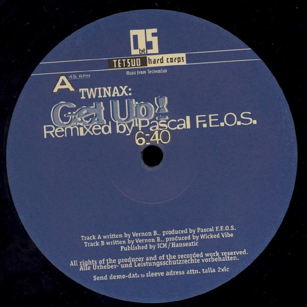 Twinax - Get Up! (Remixes) | Tetsuo (tet 005-12 R) - 2