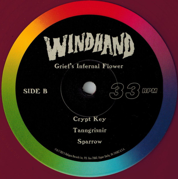 Windhand - Grief's Infernal Flower 2LP | Relapse Records (RR7309) - 4 Windhand - Grief's Infernal Flower 2LP | Relapse Records (RR7309) - 4