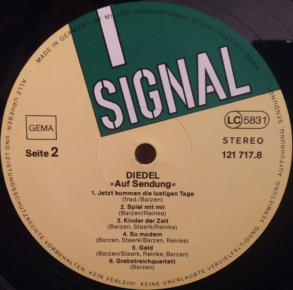 Diedel Barzen - Auf Sendung | Signal (121 717.8) - 4 Diedel Barzen - Auf Sendung | Signal (121 717.8) - 4