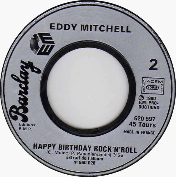 Eddy Mitchell - Couleur Menthe À L'eau | Barclay (620 597) - 4