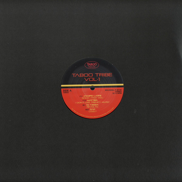 Various - Taboo Tribe Vol.1 | Taboo Traxx (TAB003) - main Various - Taboo Tribe Vol.1 | Taboo Traxx (TAB003) - main