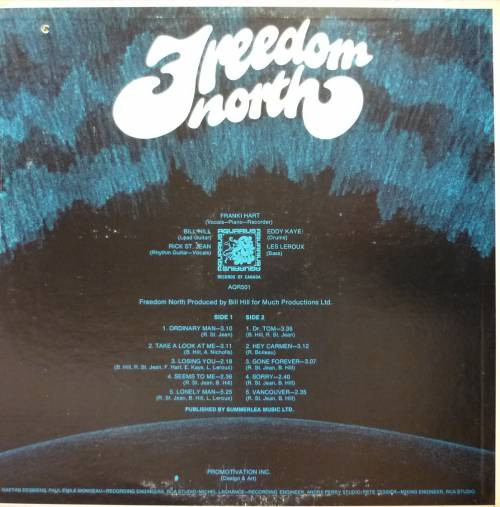 Freedom North - Freedom North [Vinyl] | Aquarius Records (AQR501) - 2