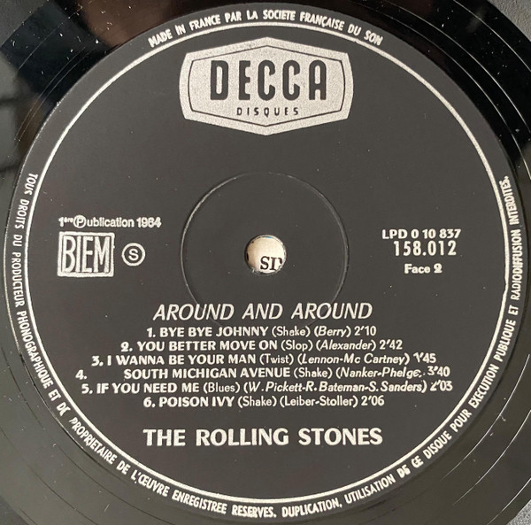 The Rolling Stones - Around And Around | Decca (158.012) - 4 The Rolling Stones - Around And Around | Decca (158.012) - 4