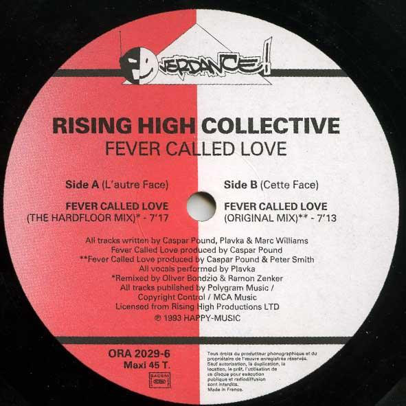 Rising High Collective - Fever Called Love | Overdance! (ORA 2029-6) - 2 Rising High Collective - Fever Called Love | Overdance! (ORA 2029-6) - 2