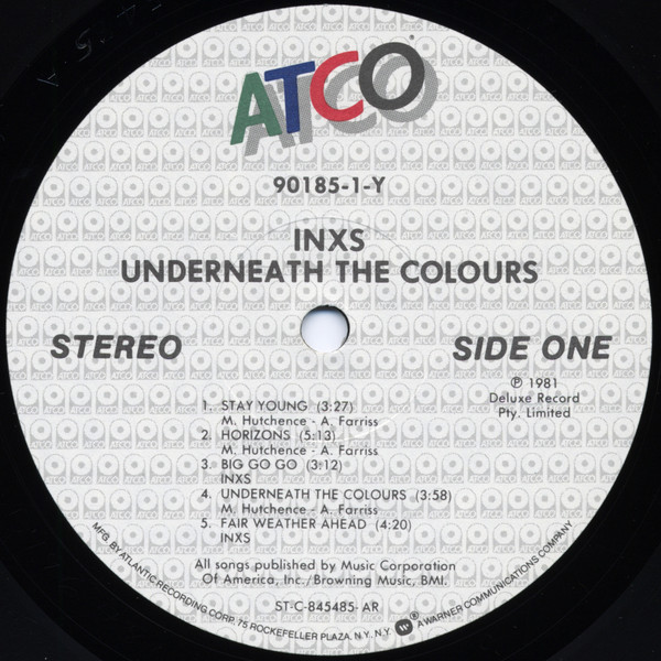 INXS - Underneath The Colours | ATCO Records (7 90185-1-Y) - 2 INXS - Underneath The Colours | ATCO Records (7 90185-1-Y) - 2