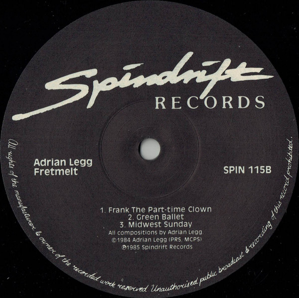 Adrian Legg - Fretmelt | Spindrift Records (SPIN 115) - 4 Adrian Legg - Fretmelt | Spindrift Records (SPIN 115) - 4