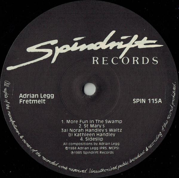 Adrian Legg - Fretmelt | Spindrift Records (SPIN 115) - 3 Adrian Legg - Fretmelt | Spindrift Records (SPIN 115) - 3