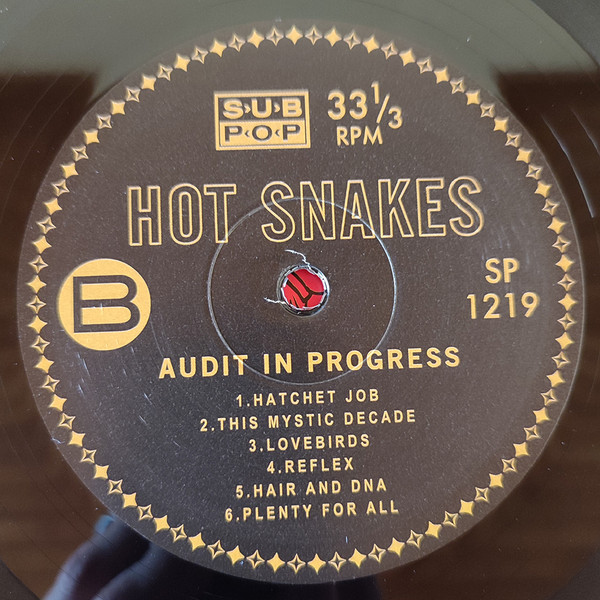 Hot Snakes - Audit In Progress | Sub Pop (SP1219) - 4