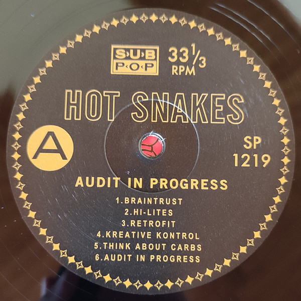 Hot Snakes - Audit In Progress | Sub Pop (SP1219) - 3