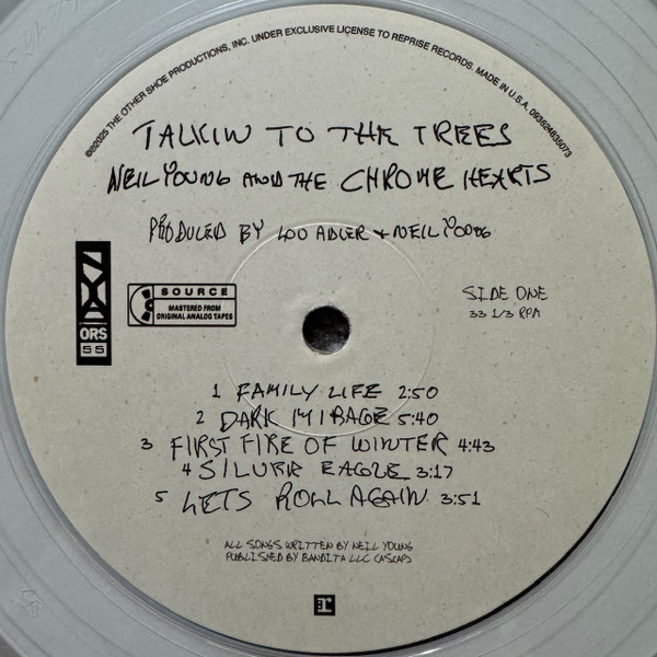 Neil Young And The Chrome Hearts - Talkin To The Trees | Reprise Records (093624835073) - 4 Neil Young And The Chrome Hearts - Talkin To The Trees | Reprise Records (093624835073) - 4