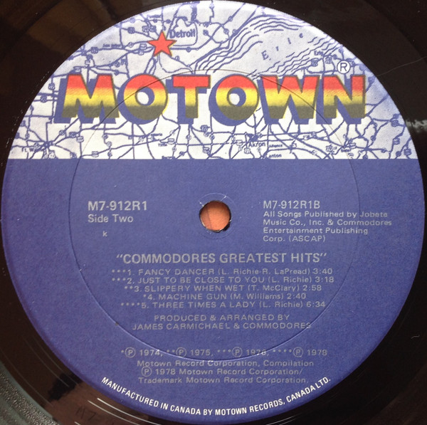 Commodores - Greatest Hits | Motown (M7-912 R1) - 3
