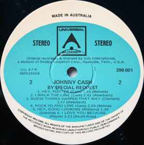 Johnny Cash - By Special Request | Universal Summit (SRA398-001) - 4 Johnny Cash - By Special Request | Universal Summit (SRA398-001) - 4