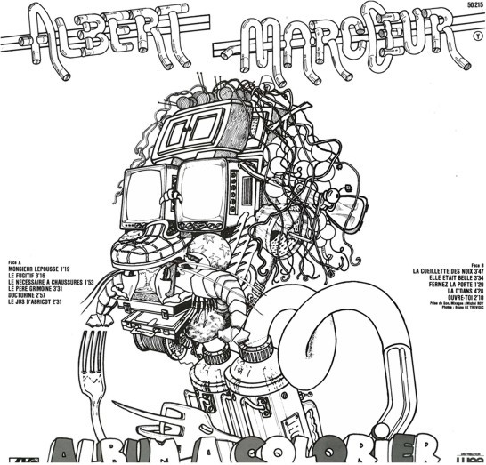 Albert Marcœur - Album À Colorier | Atlantic (50 215) - 2
