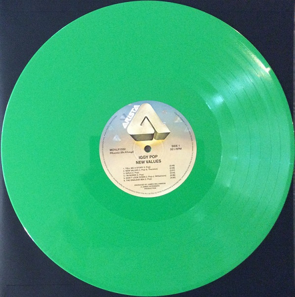 Iggy Pop - New Values (Limited Numbered Édition - Green Vinyl) [Vinyl] | Music On Vinyl (MOVLP1550) - 3