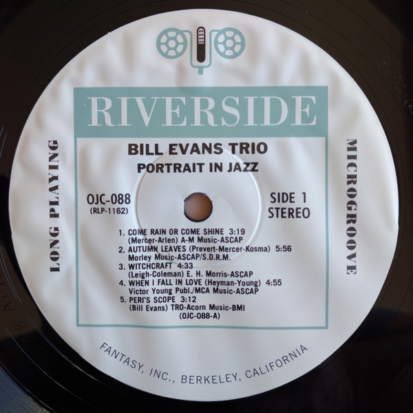 The Bill Evans Trio - Portrait In Jazz | Original Jazz Classics (OJC-088) - 3 The Bill Evans Trio - Portrait In Jazz | Original Jazz Classics (OJC-088) - 3
