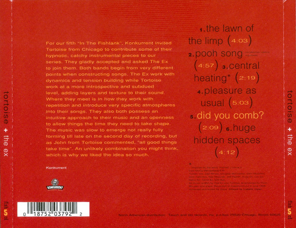 Tortoise + The Ex - In The Fishtank | Konkurrent (fish5cd) - 2 Tortoise + The Ex - In The Fishtank | Konkurrent (fish5cd) - 2