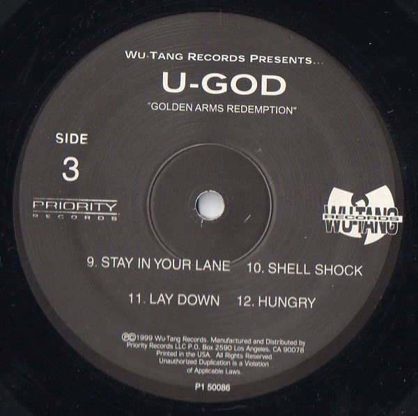 U-God - Golden Arms Redemption | Wu-Tang Records (P1 50086) - 4