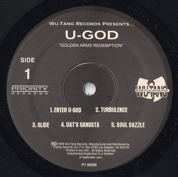 U-God - Golden Arms Redemption | Wu-Tang Records (P1 50086) - 2