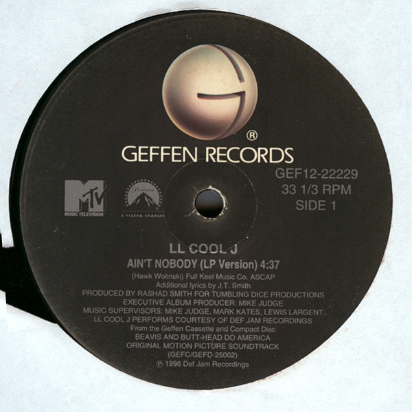 LL Cool J / Madd Head - Ain't Nobody / Pimp'n Ain't Ez | Geffen Records (GEF12-22229)