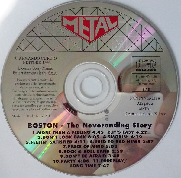 Boston - The Neverending Story | Armando Curcio Editore (HM-26) - 4