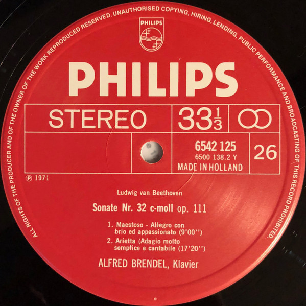 Ludwig van Beethoven , Alfred Brendel - Sämtliche Klaviersonaten • The Complete Piano Sonatas • Les 32 Sonates Pour Piano | Philips (6768 004) - 4