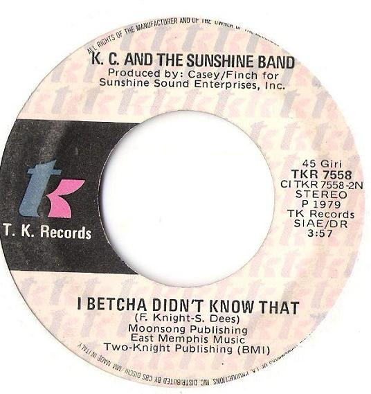 KC & The Sunshine Band - Please Don't Go | T.K. Records (TKR 7558) - 4 KC & The Sunshine Band - Please Don't Go | T.K. Records (TKR 7558) - 4