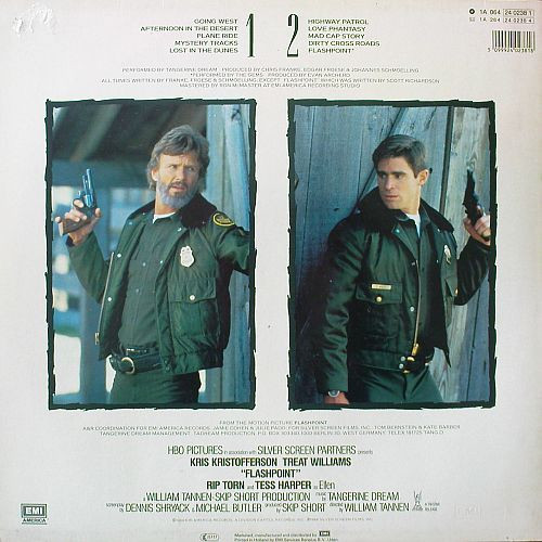 Tangerine Dream - Flashpoint (Original Motion Picture Soundtrack) | EMI America (064 24 0238 1) - 2