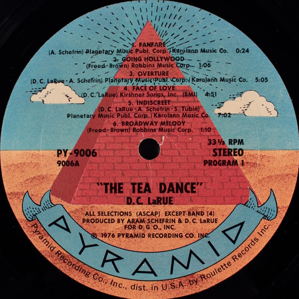 D.C. LaRue - The Tea Dance [Vinyl] | Pyramid (PY-9006) - 3