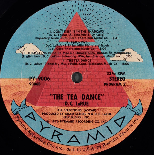 D.C. LaRue - The Tea Dance [Vinyl] | Pyramid (PY-9006) - 4