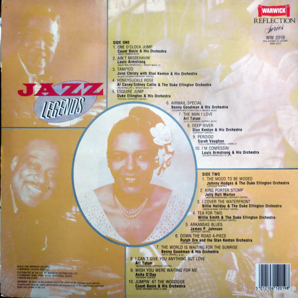 Various - Jazz Legends | Warwick Records (WW 2019) - 2