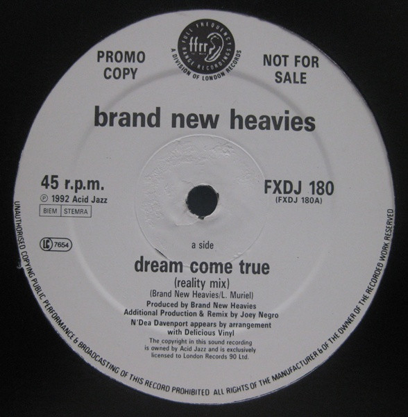 The Brand New Heavies - Dream Come True | FFRR (FXDJ 180) The Brand New Heavies - Dream Come True | FFRR (FXDJ 180)